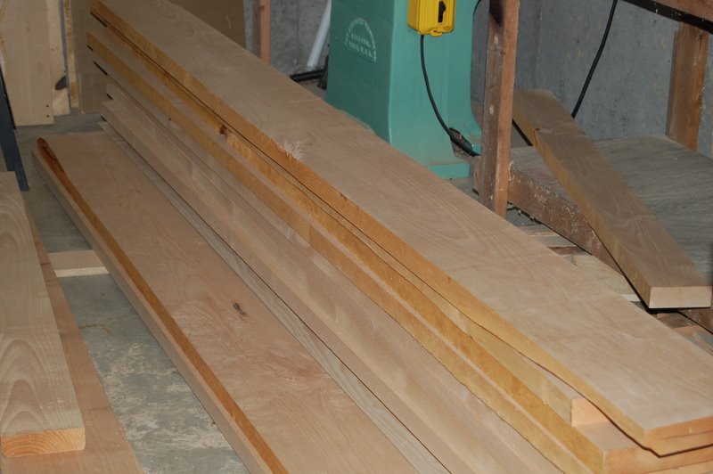 Several 10' Alder Boards
